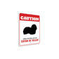Patrolled By Coton de Tulear Caution Sign