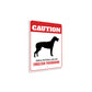 Patrolled By English Foxhound Caution Sign