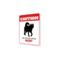 Patrolled By Husky Caution Sign
