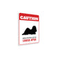 Patrolled By Lhasa Apso Caution Sign