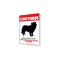 Patrolled By Nova Scotia Duck Tolling Retriever Caution Sign