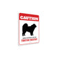 Patrolled By Tibetan Mastiff Caution Sign