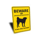 Appenzeller Sennenhunde Dog Beware He Will Steal Your Heart K9 Sign