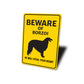 Borzoi Dog Beware He Will Steal Your Heart K9 Sign