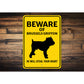 Brussels Griffon Dog Beware He Will Steal Your Heart K9 Sign