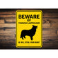 Finnish Lapphund Dog Beware He Will Steal Your Heart K9 Sign