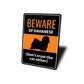 Beware Of Havanese Dog Don't Trust The Cat Either Sign