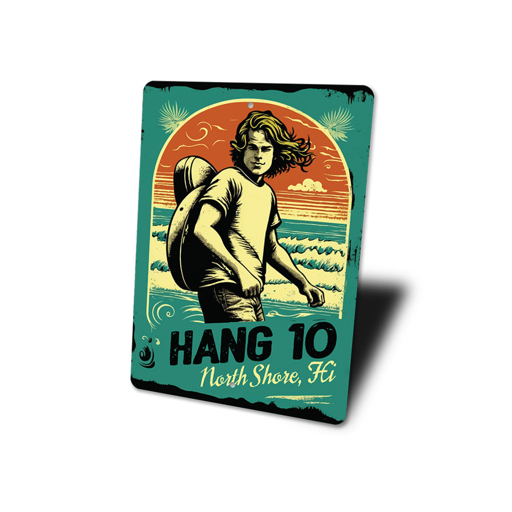 Hang Ten North Shore Sign