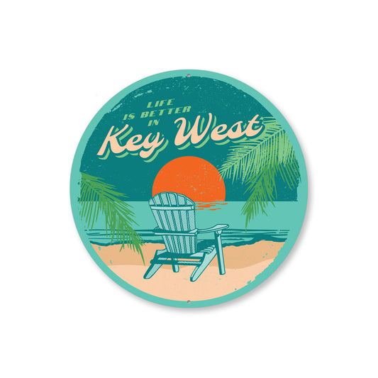 Key West Beach Chair Sign
