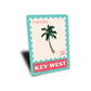 Key West Palm Stamp Paradise Sign 