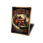 Fire Engine Co First In Last Out Sign
