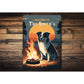 Australian Shepherd Fire Pit Sign