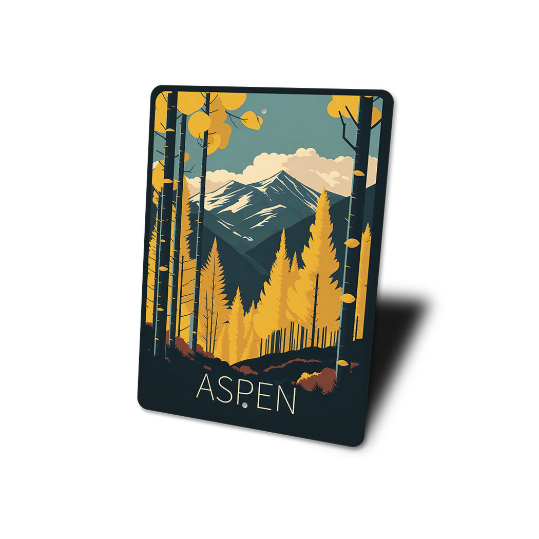 Aspen Rocky Mountain Sign