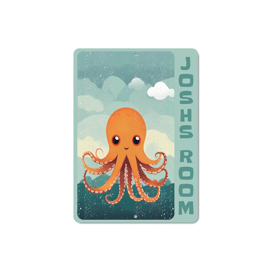 Octopus Kid Room Sign