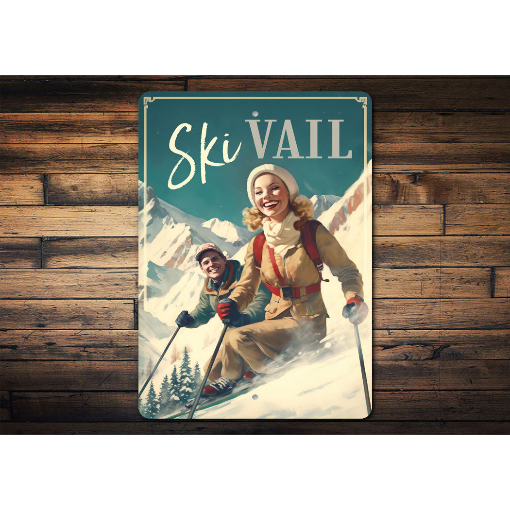 Ski Vail Sign