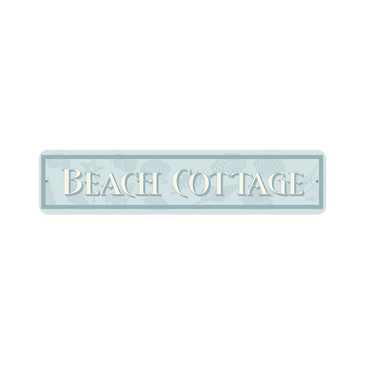 Beach Cottage Shells Sign