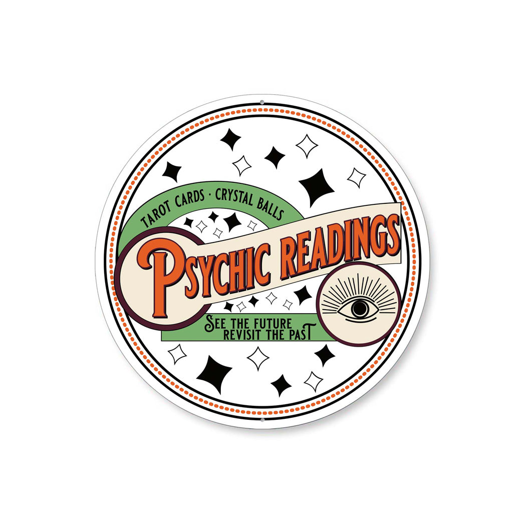 Psychic Readings Fortune Teller Halloween Sign