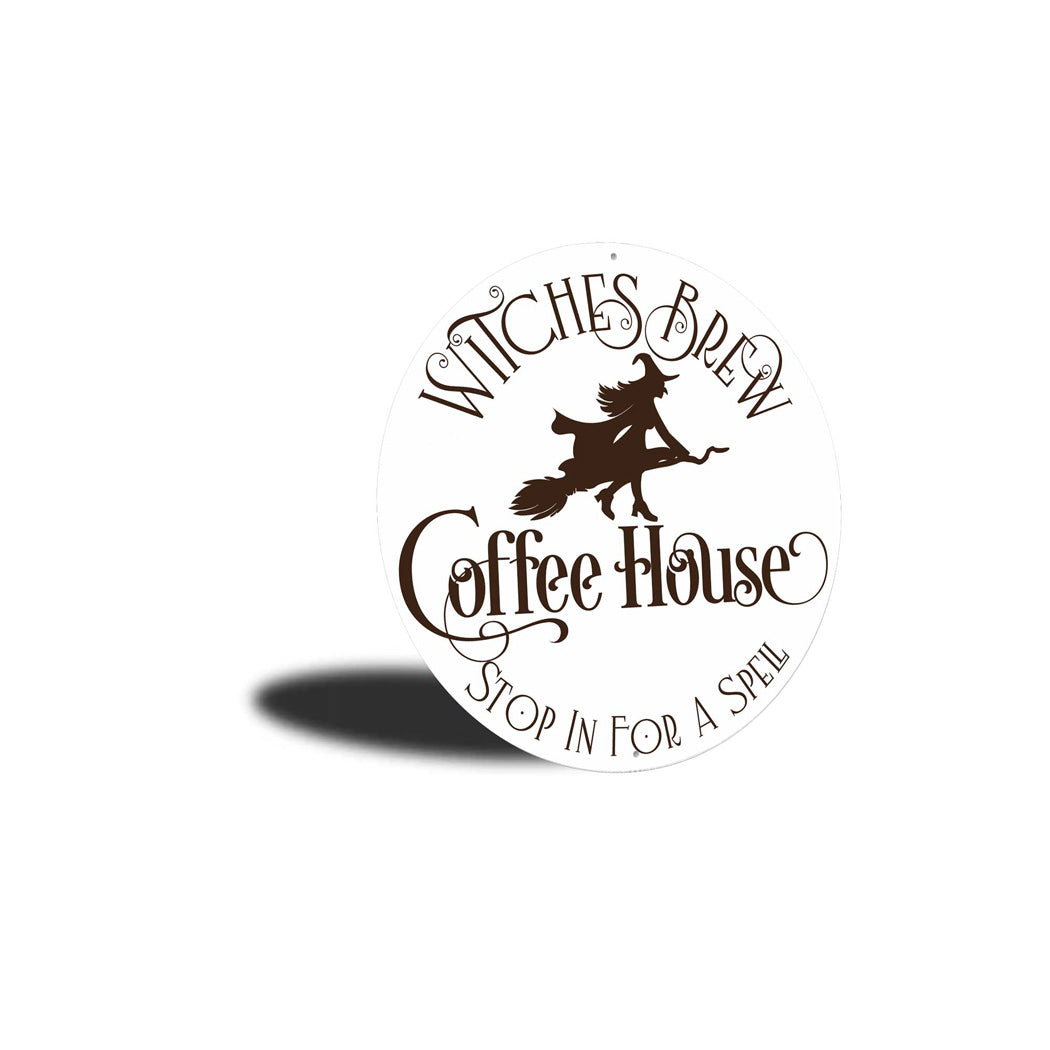 Witches Brew Coffee House Halloween Sign