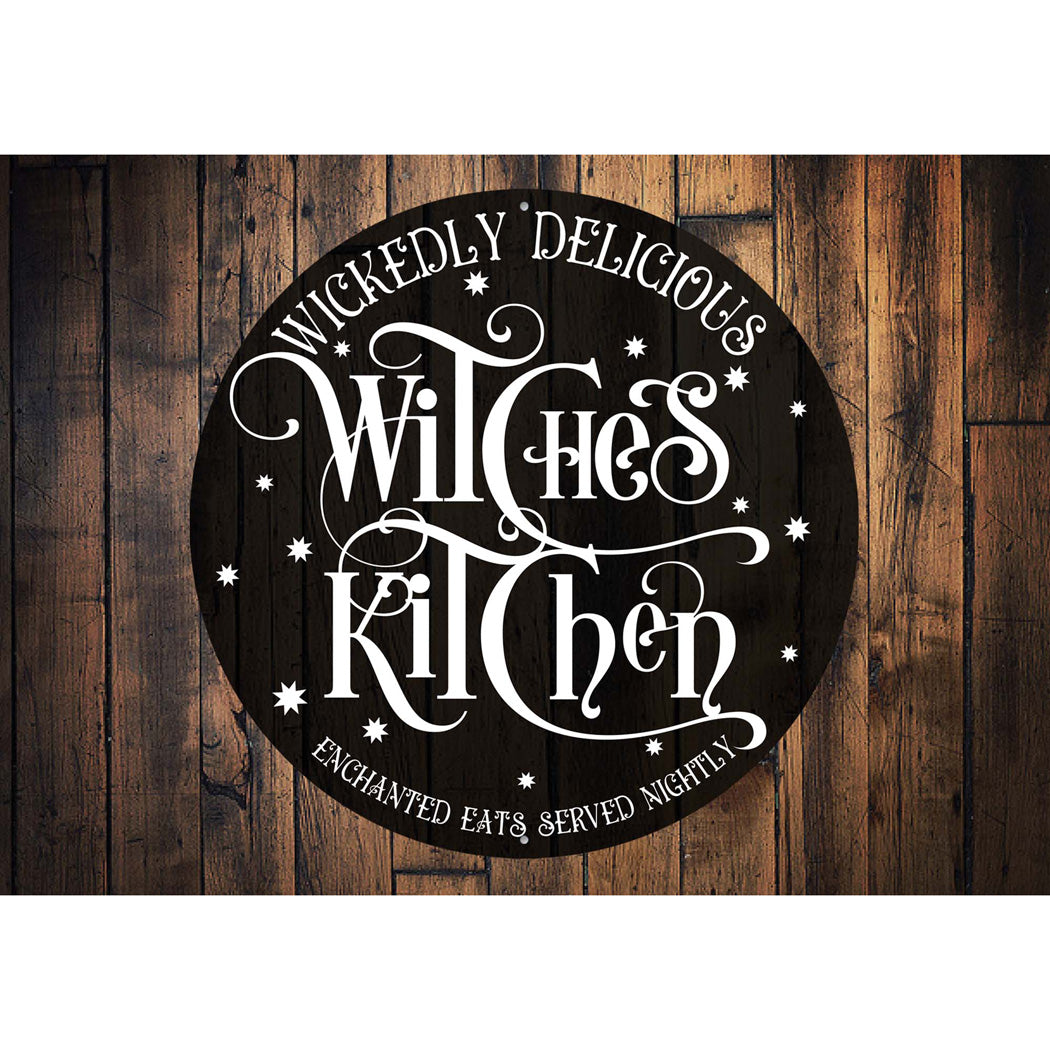 Witches Kitchen Enchanted Halloween Sign
